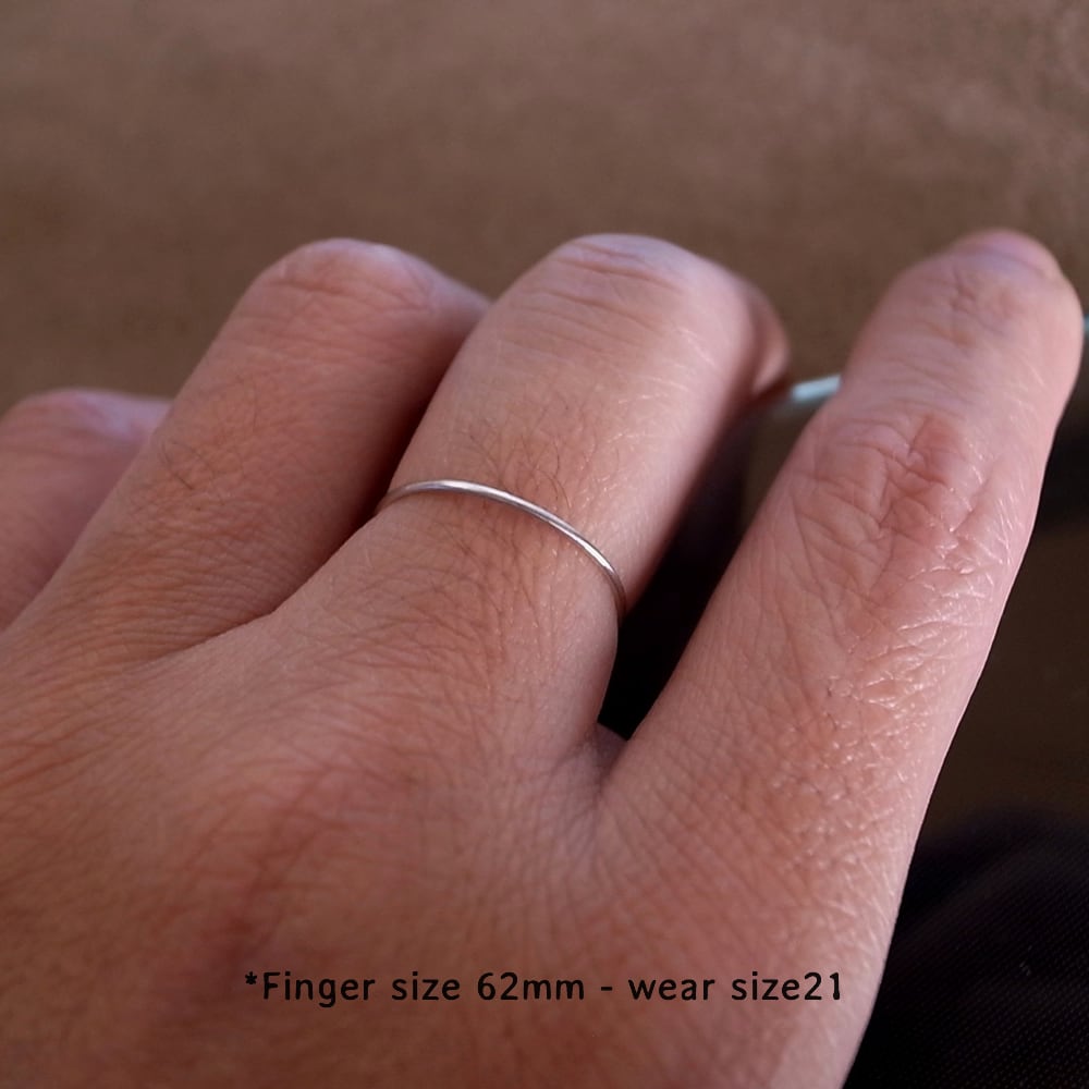 SILVER925 0.8mm RING | ROSETTAPRAYER