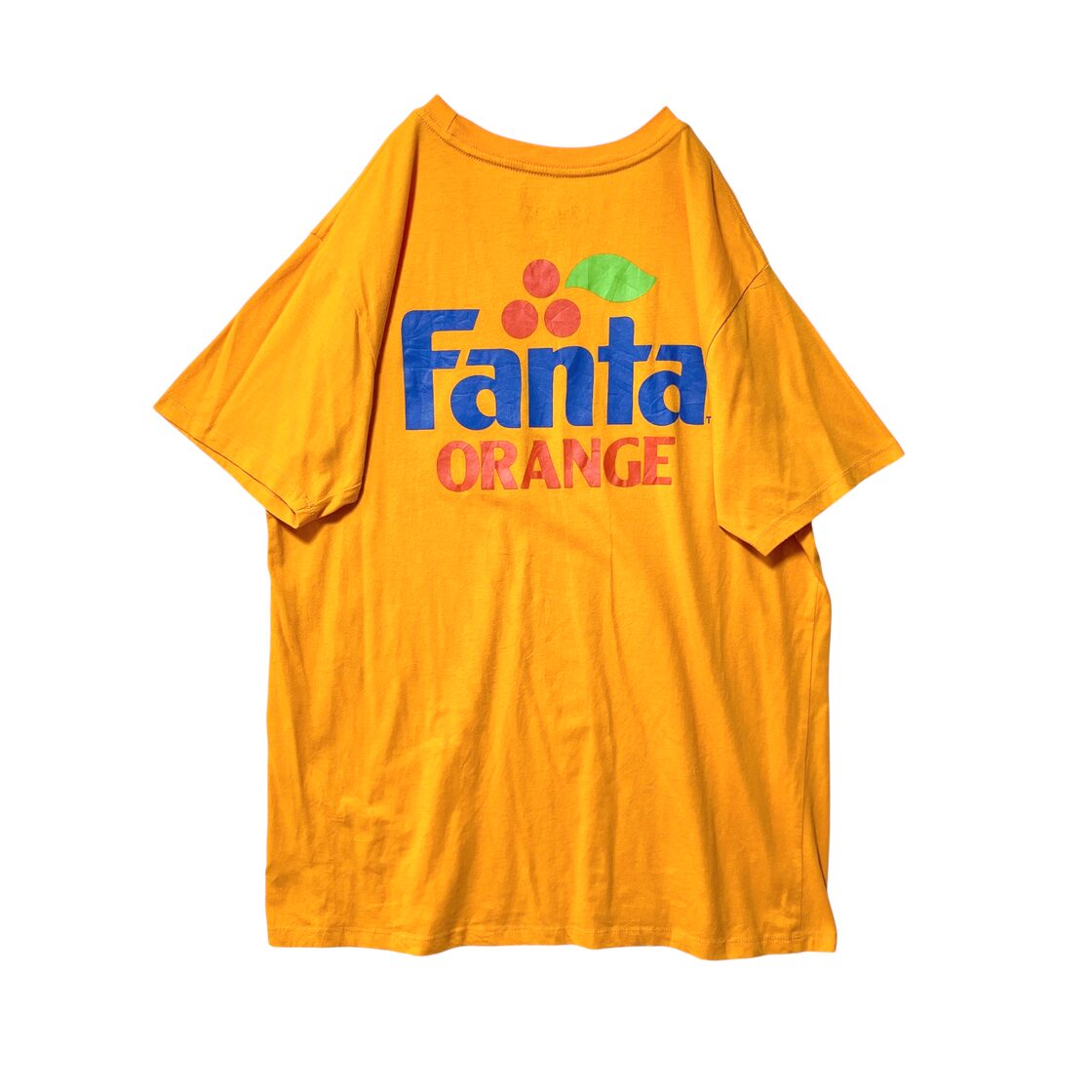 古着 企業系 コカコーラ ファンタオレンジ ポケット付 Tシャツ 