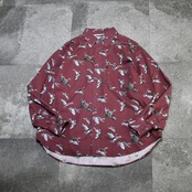 duck pattern cotton shirt