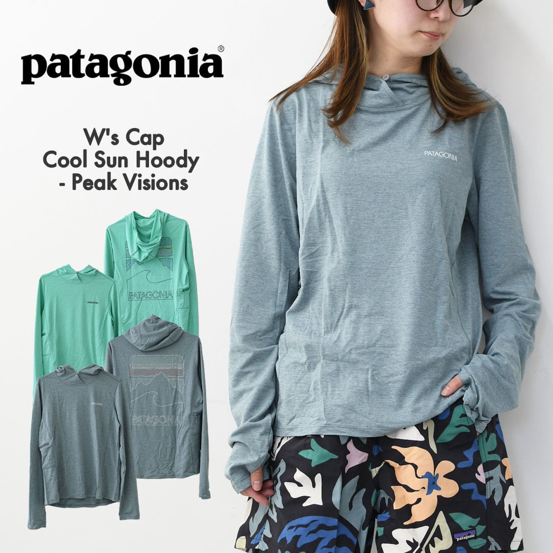 かっつ Patagonia [パタゴニア正規代理店] W's Cap Cool Sun Hoody - Peak