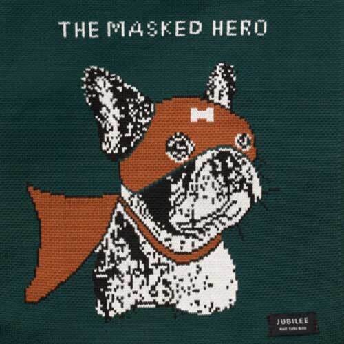 未使用タグ付き フレンチブル ゆべし ニットトートバッグ ブラック