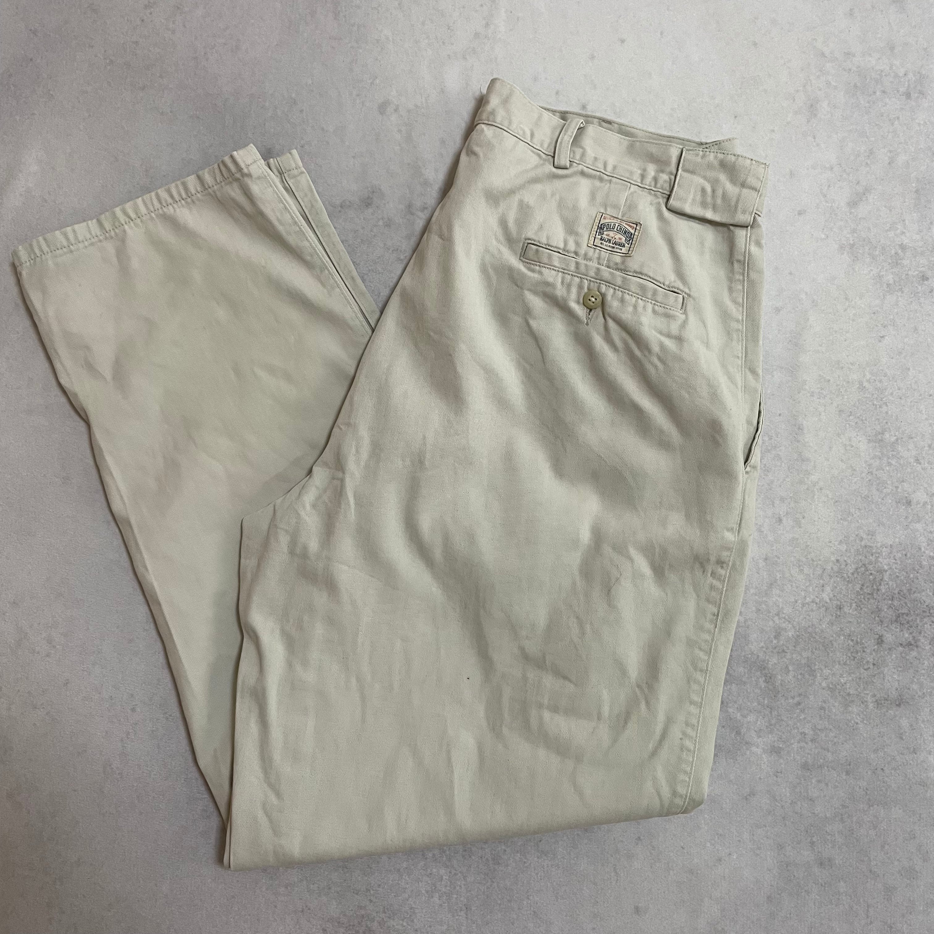 80s Polo by Ralph Lauren 2-tack Chino pants Made in U.S.A. | 0 0 2