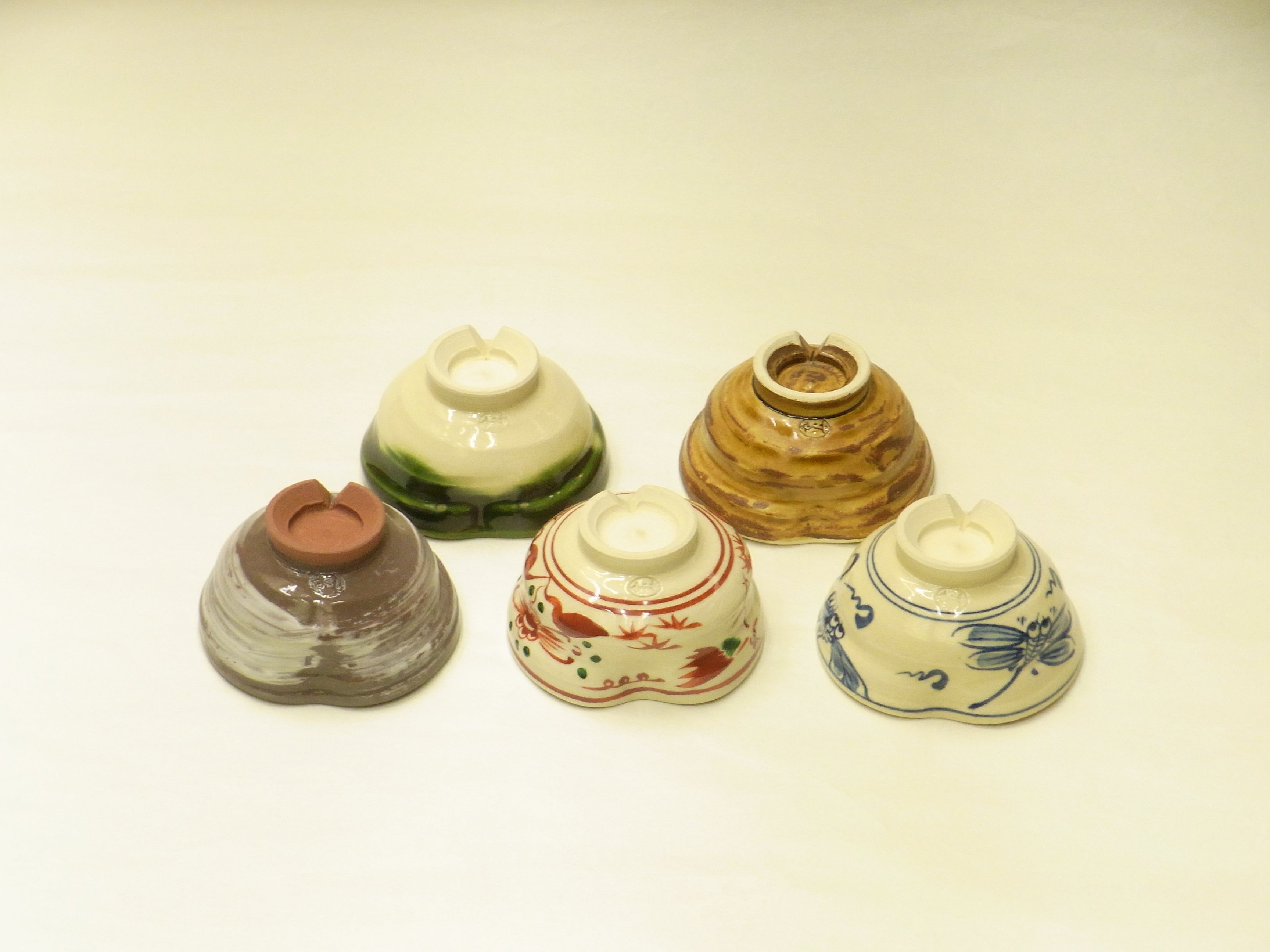 市野吉記 コウホ窯 安南手 飯椀2個セット コウホ窯 市野吉