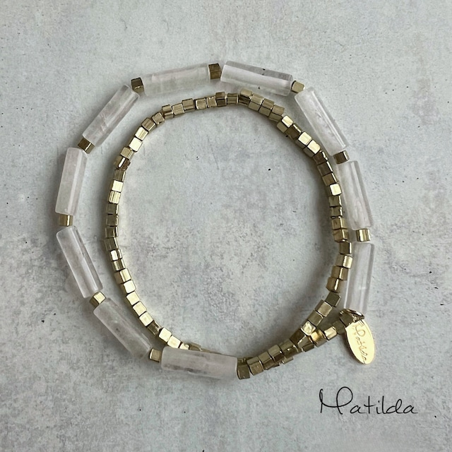 layered bracelet（クォーツ）