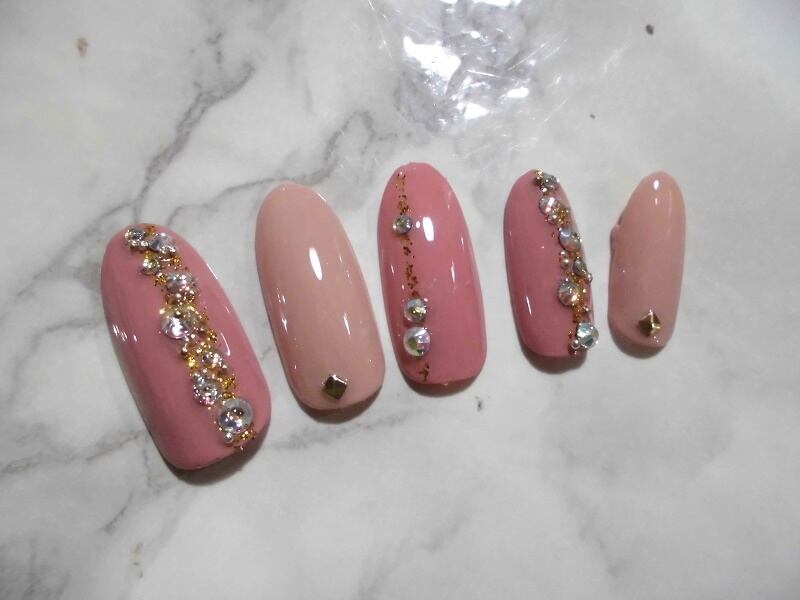 カラー トップ ベース ジェルセット 40個 ポリジェル チップ ネイル