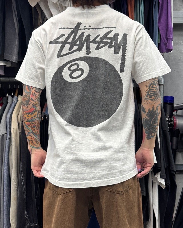 【Special!!】80’s~90’s old stussy 8 Ball Design Tee “黒タグ” “8ボール” 【高円寺本店】