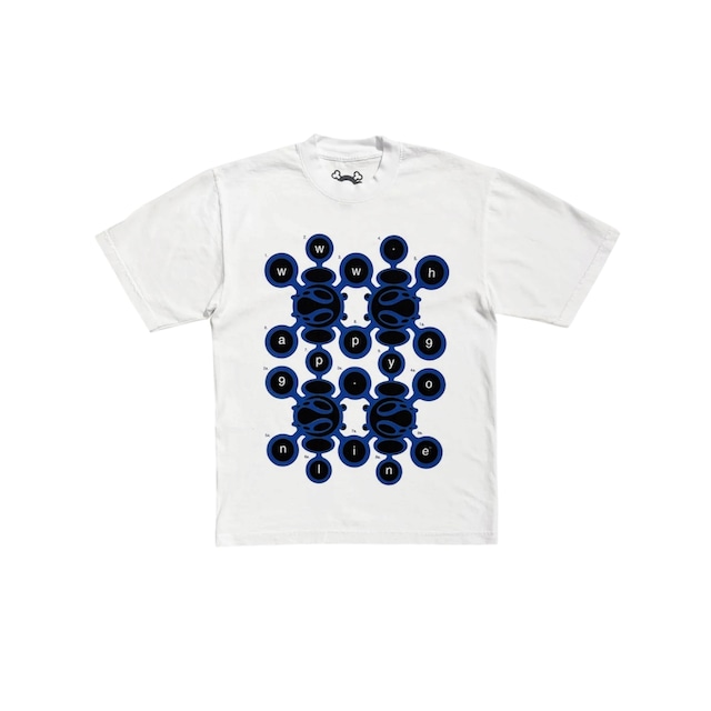 【HAPPY99】 Schematic Tee WHITE