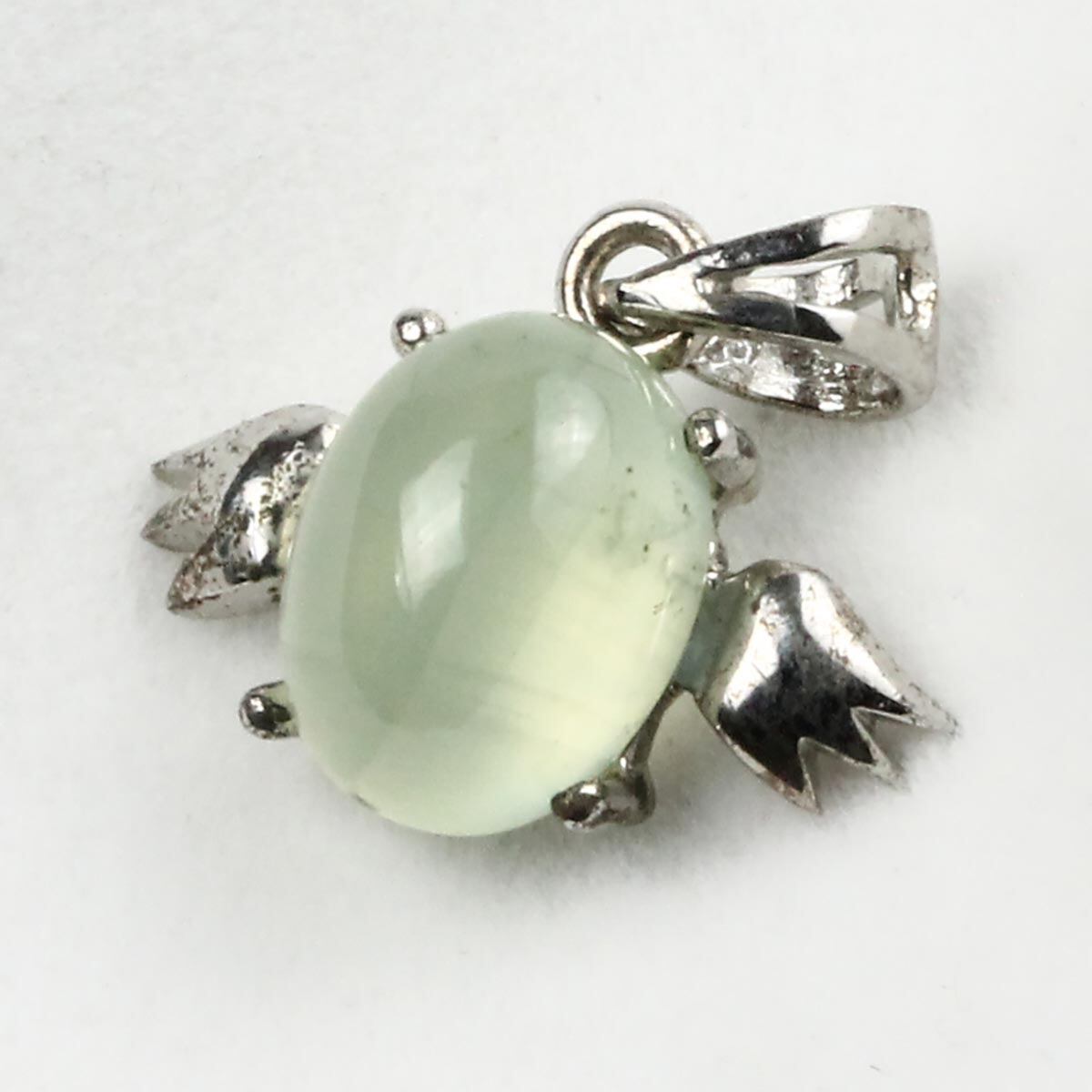 プレナイト 天使ペンダント [M便 1/20] 912-29