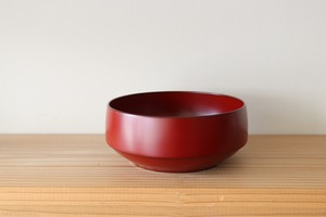 髙橋睦　おでん鉢（朱）