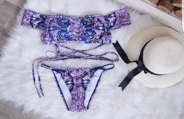 Boho Rose Offshoulder Bikini♥