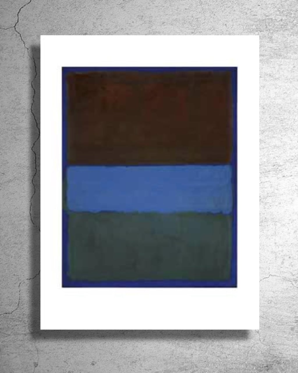 画家『マーク・ロスコ』オランダ現代美術館制作ポスターb