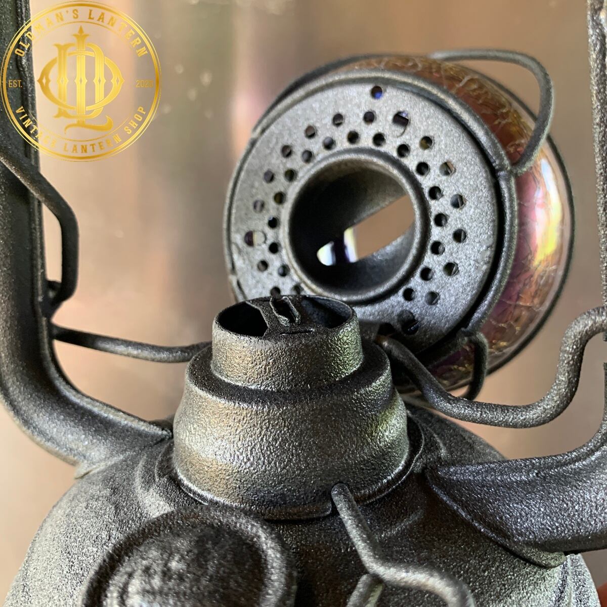 1950's FEUERHAND 276 StK Chameleon cracked glass | Oldman's lantern