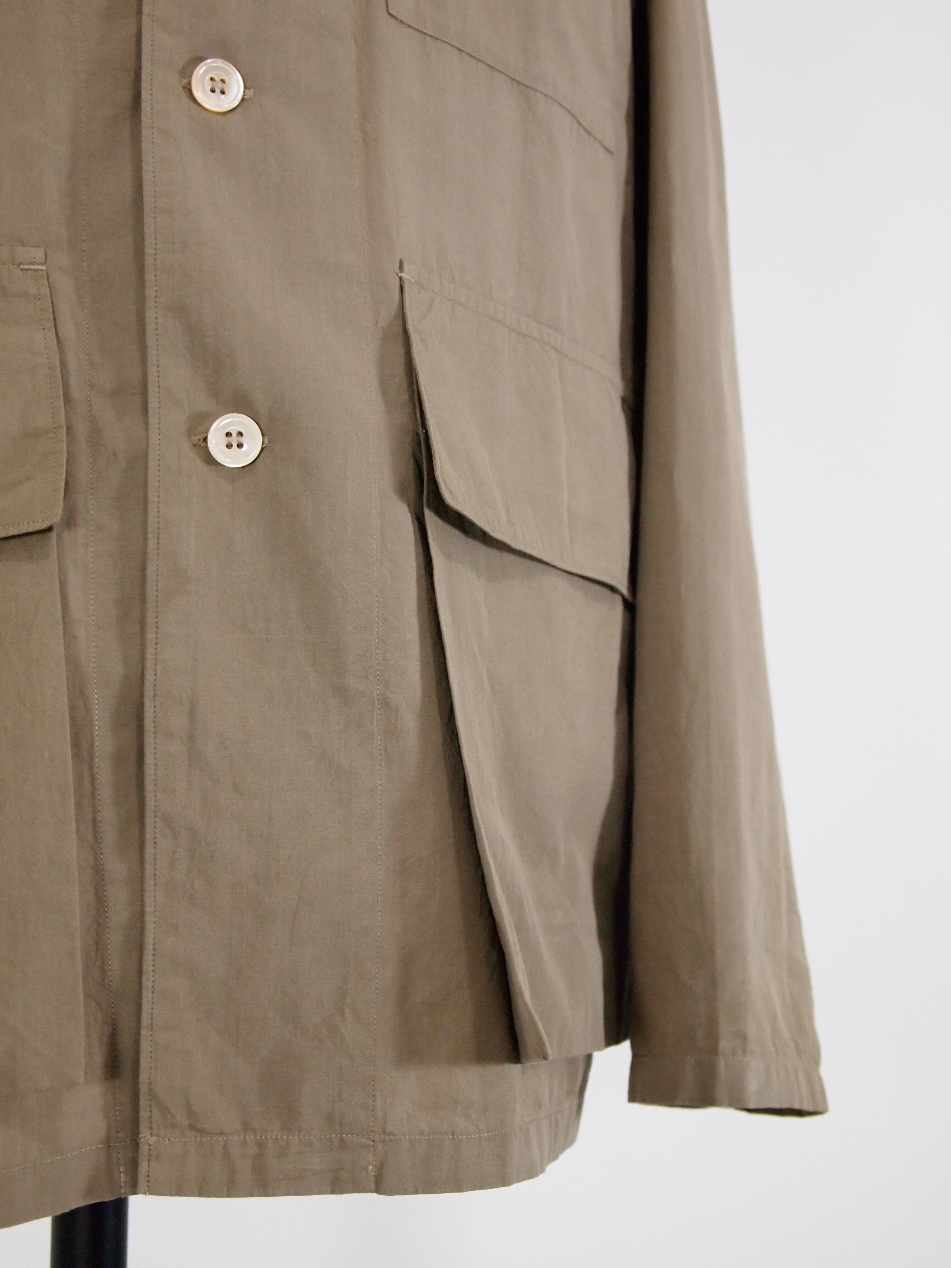 USED】COMOLI SAFARI JACKET コモリ コットンポプリン サファリ
