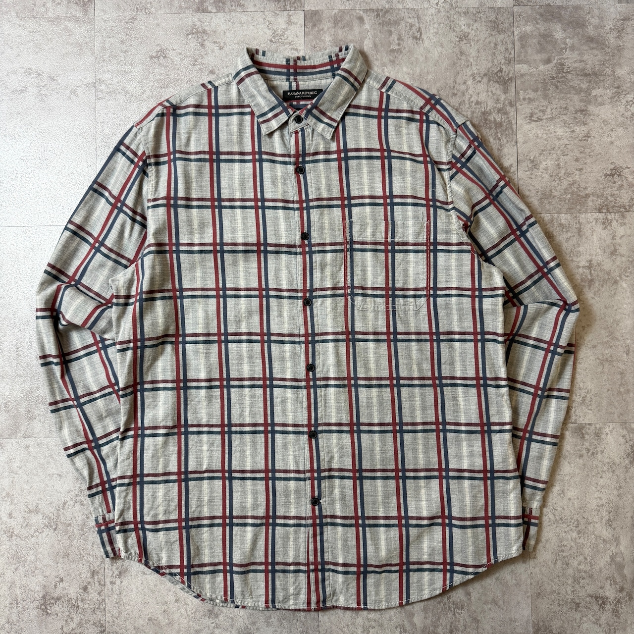 00's BANANA REPUBLIC Flannel Shirt USA アメリカ コットンフランネルシャツ ヴィンテージ ビンテージ  TT2026-0056 - 1