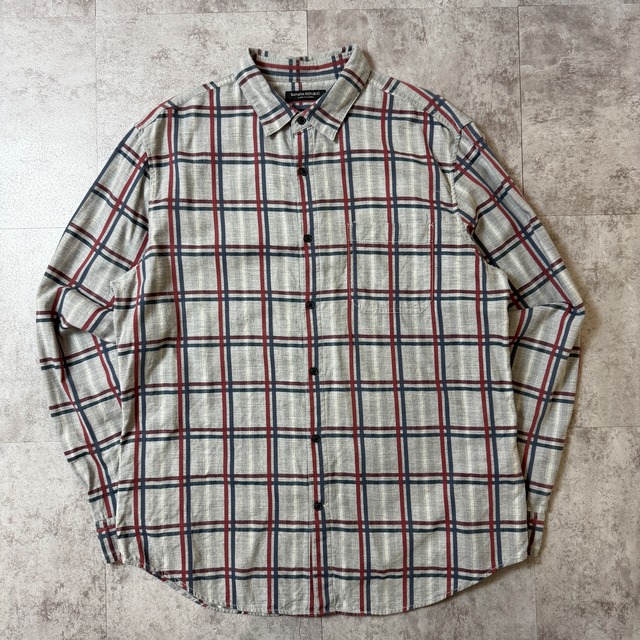 00's BANANA REPUBLIC Flannel Shirt USA アメリカ コットンフランネルシャツ ヴィンテージ ビンテージ  TT2026-0056