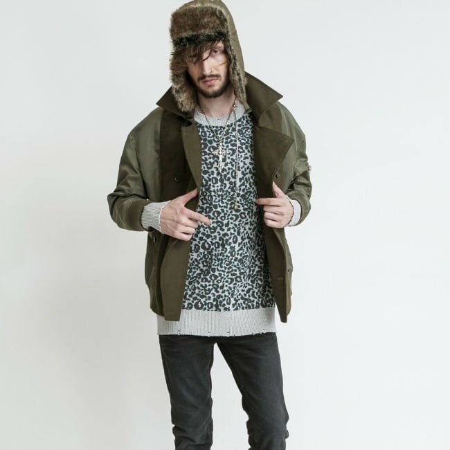 NO ID ノーアイディー MA-1-MIX-BLZ ジャケット NO ID ノーアイディー MA-1-MIX-BLZ ミリタリー ジャケット ジャンバー