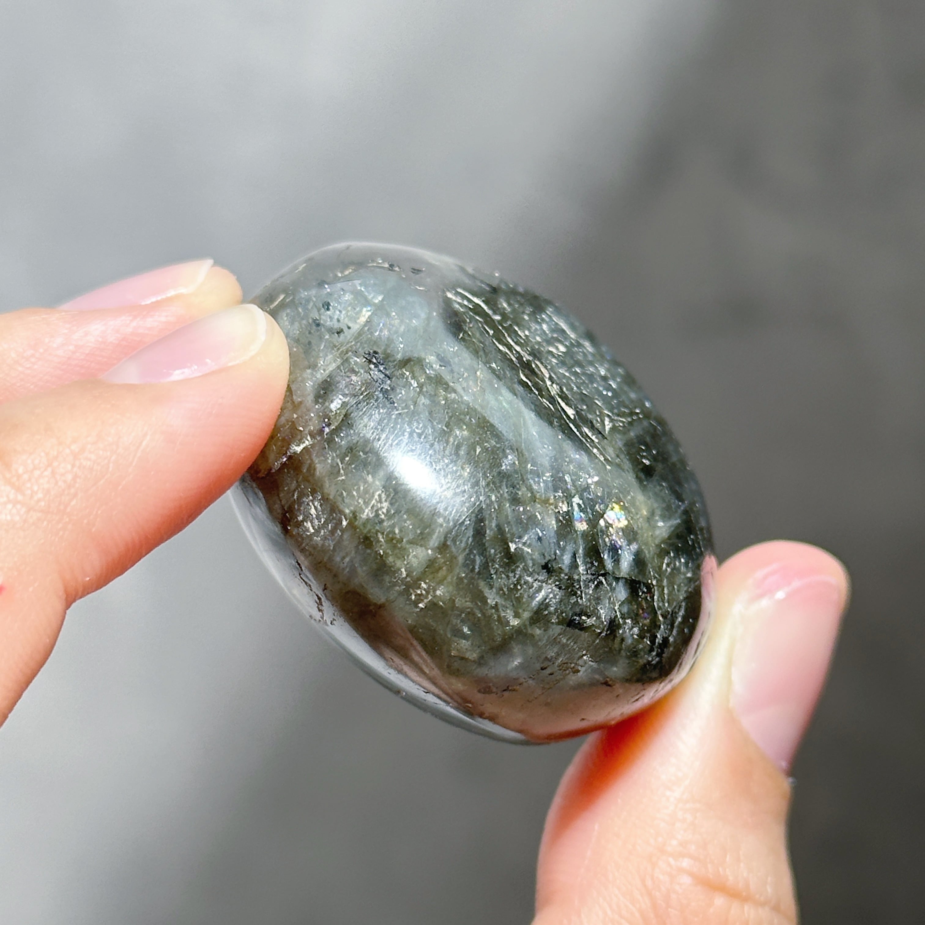 ラブラドライト パームストーン32◇ Labradorite palm stone ◇天然石