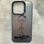トラヴィススコット iPhoneケース　シルバー＆ゴールド
