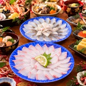 【全国送料無料】（沖縄・北海道を除く）金寿カンパチ・マダイ炙り刺身セット　ー約6～8人前ー《冷凍便》