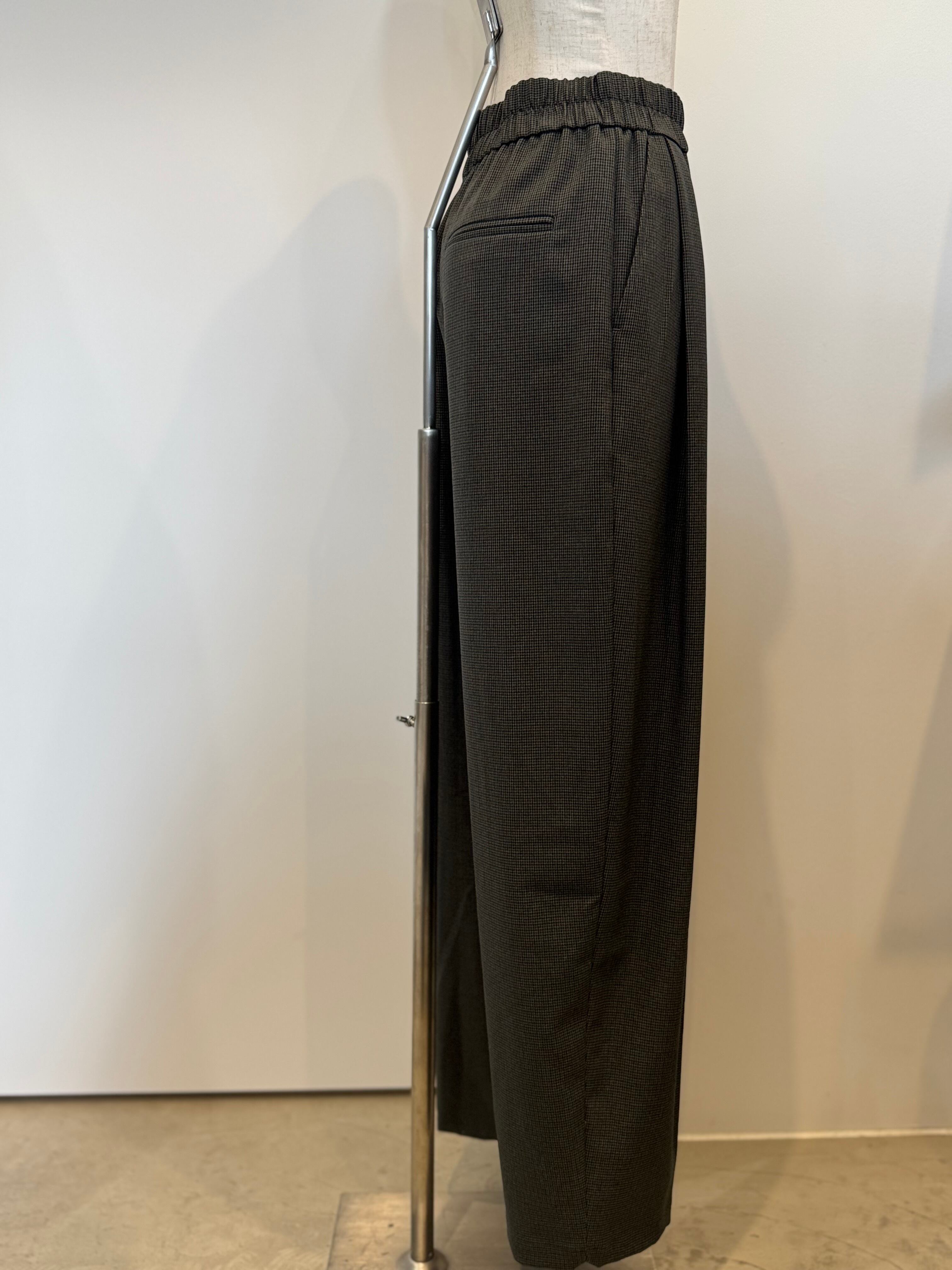 【PASSIONE】千鳥柄タックコクーンパンツ 536658