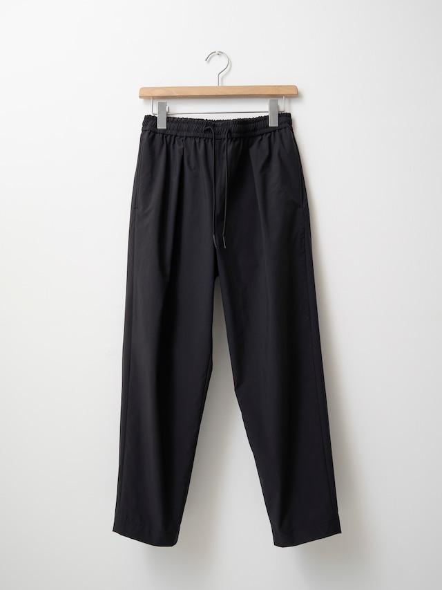 yoshiokubo　STRETCH TUCK PANT　BLACK　YKS24405