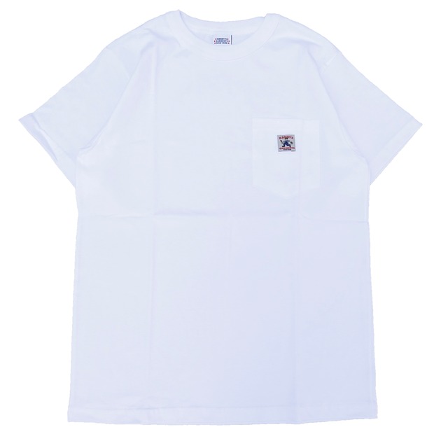 Randy's Garments (ランディーズガーメンツ) LOGO POCKET TEE ホワイト