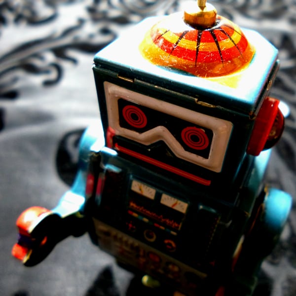 ゼンマイ式ブリキ ロボット・ダルトン製 | PAY ID