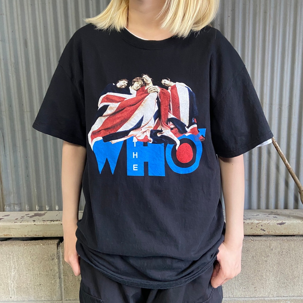 THE WHO ザ・フー フロントプリント バンドTシャツ メンズL 古着 