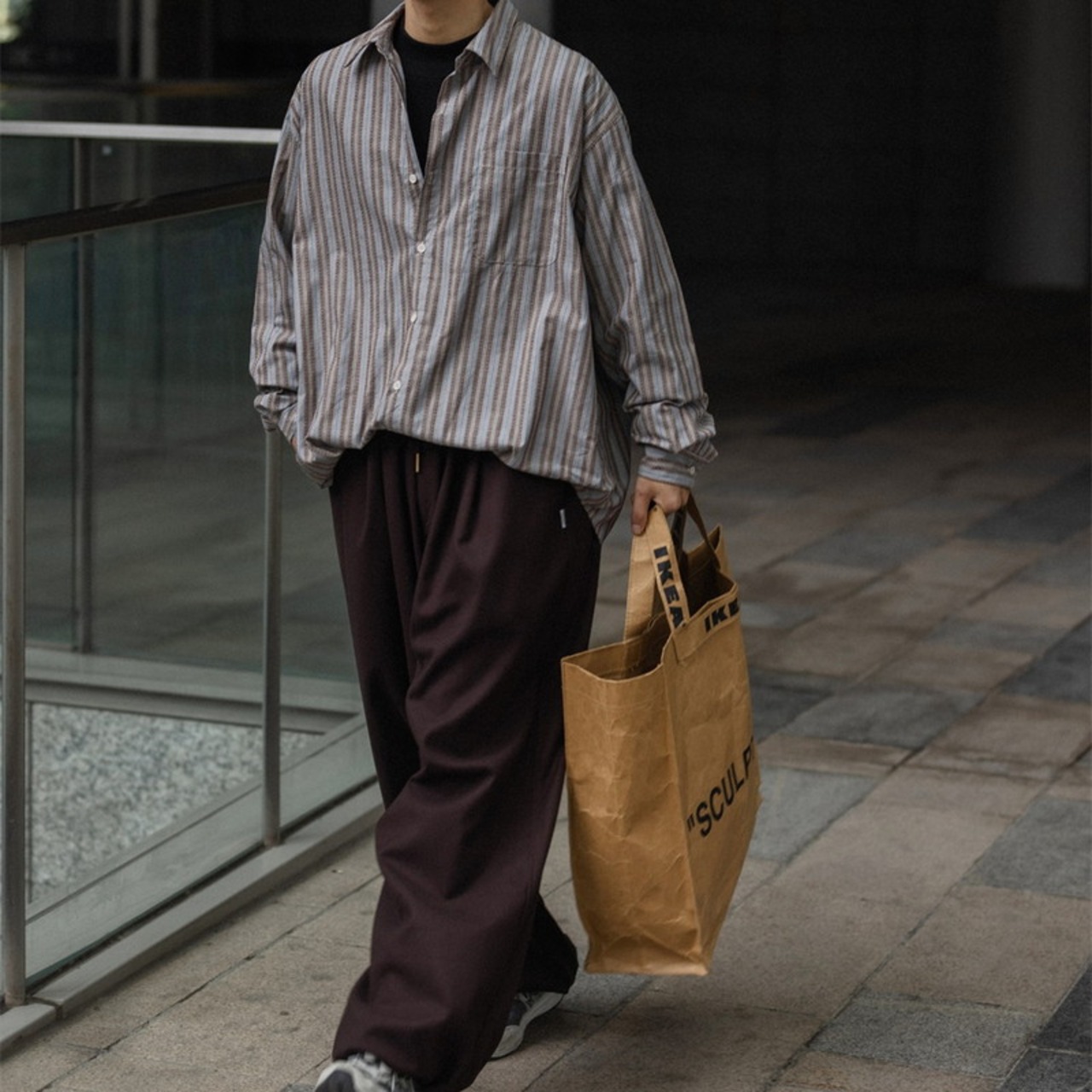 ストライプルーズシャツ　973