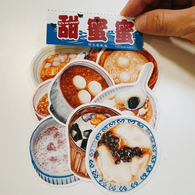 ステッカー(台湾伝統スイーツ)