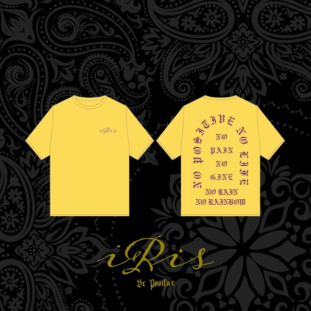 【 iRis No life s/s T-shirt】 "Yellow"