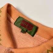 KENZO ケンゾー ゴルフ インディアン刺繍 半袖 ポロシャツ サイズ 3 /サーモンピンク/ビンテージ