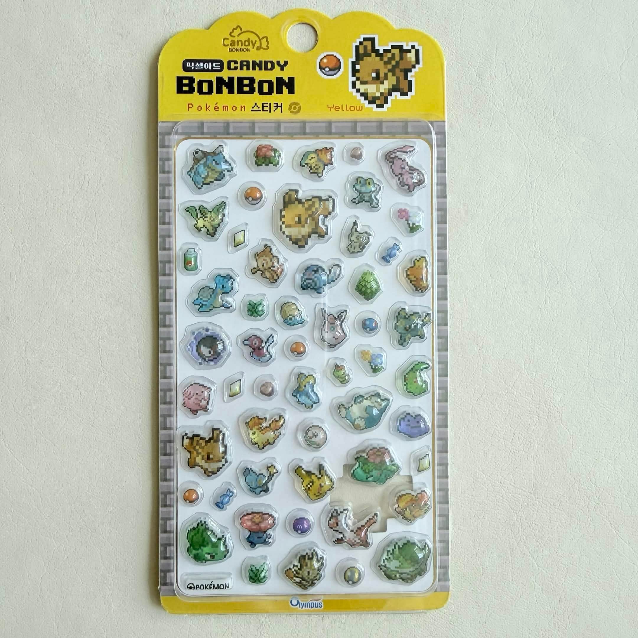 韓国限定】ポケモンピクセルシールセット | シールステーション