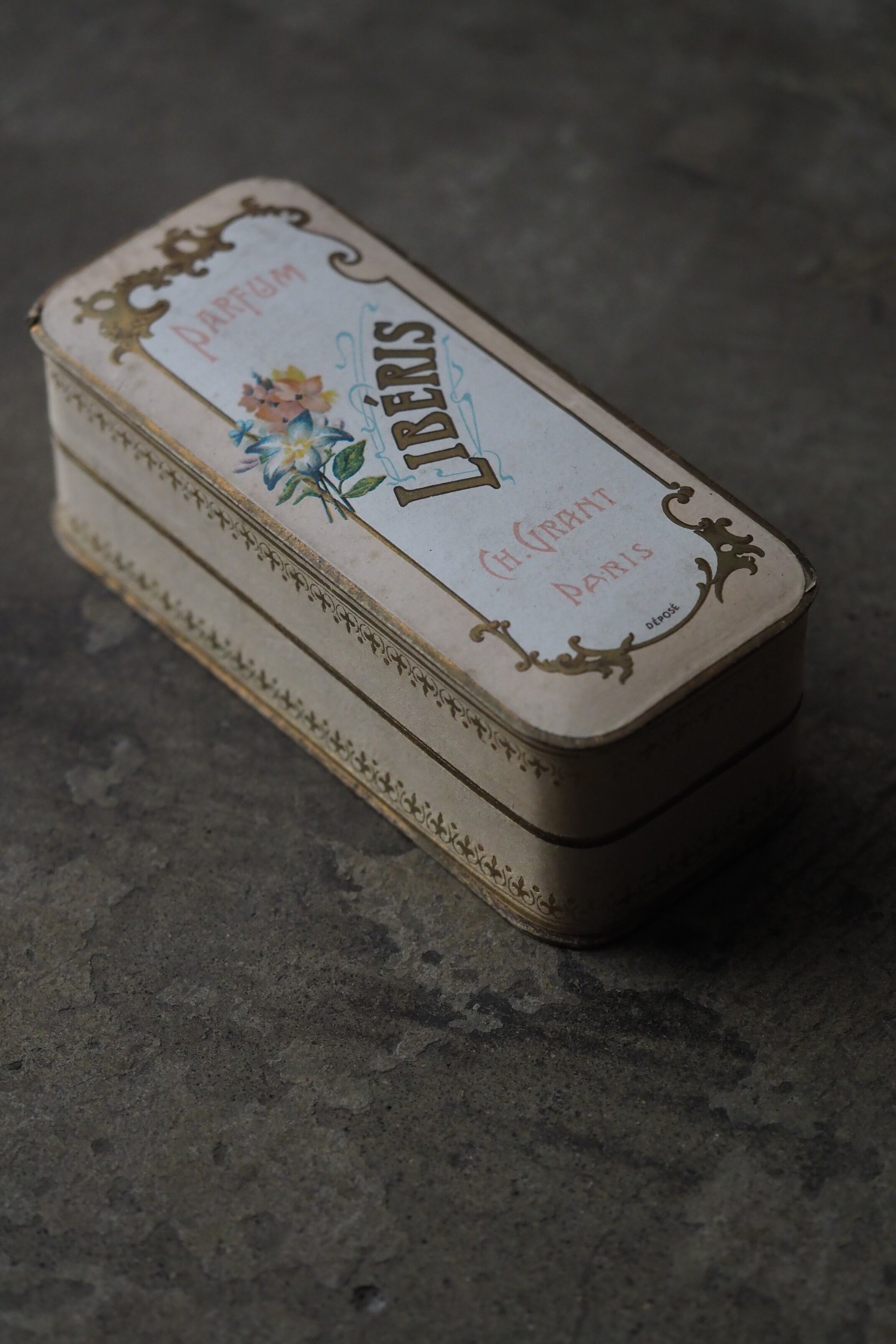 パフュームの紙箱-antique perfume paper box | アンティーク