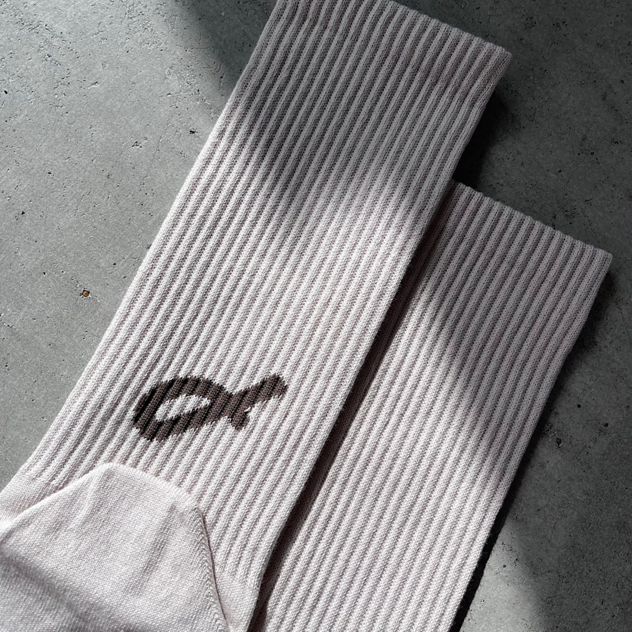 〆 / 【Free size】good ending socks / milk tea ・black