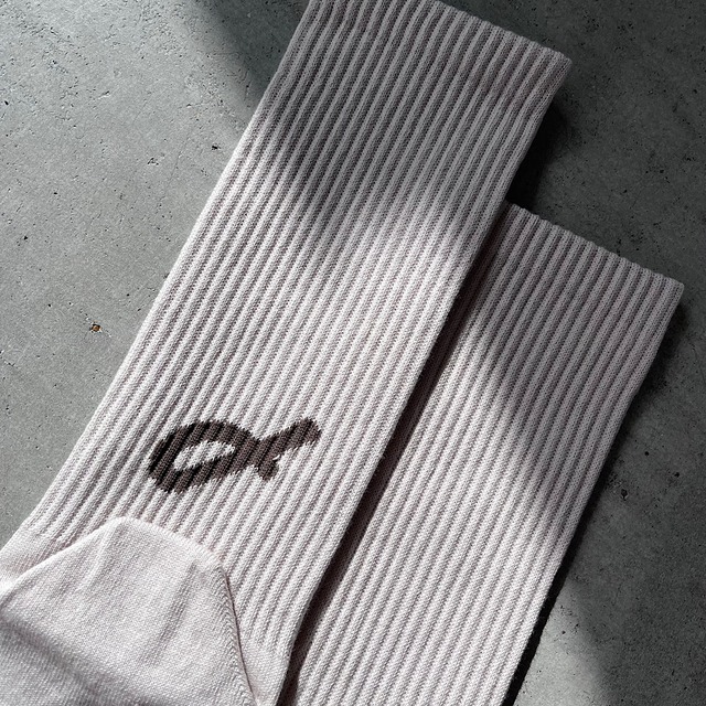 〆 / 【Free size】good ending socks / milk tea ・black