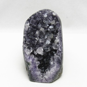 アメジスト クラスター ウルグアイ産 アメジスト 原石 amethyst カルサイト付き 一点物 182-8992