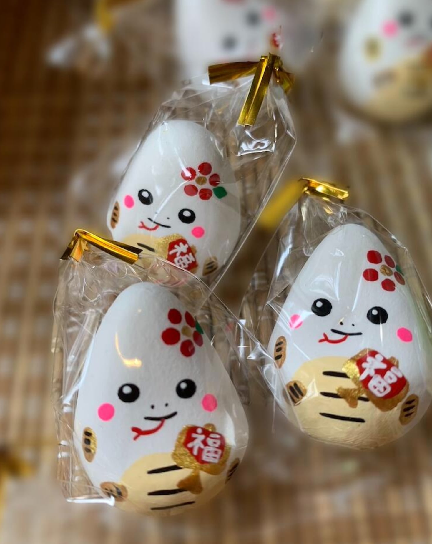 起き上がりこぼし 巳 み 2025年限定 白蛇 (小3cm) 絵付け 会津 プチ