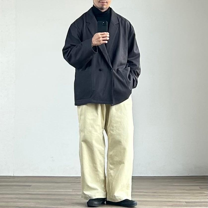 STILL BY HAND】WOOL JERSEY W-JACKET スティルバイハンド ウール