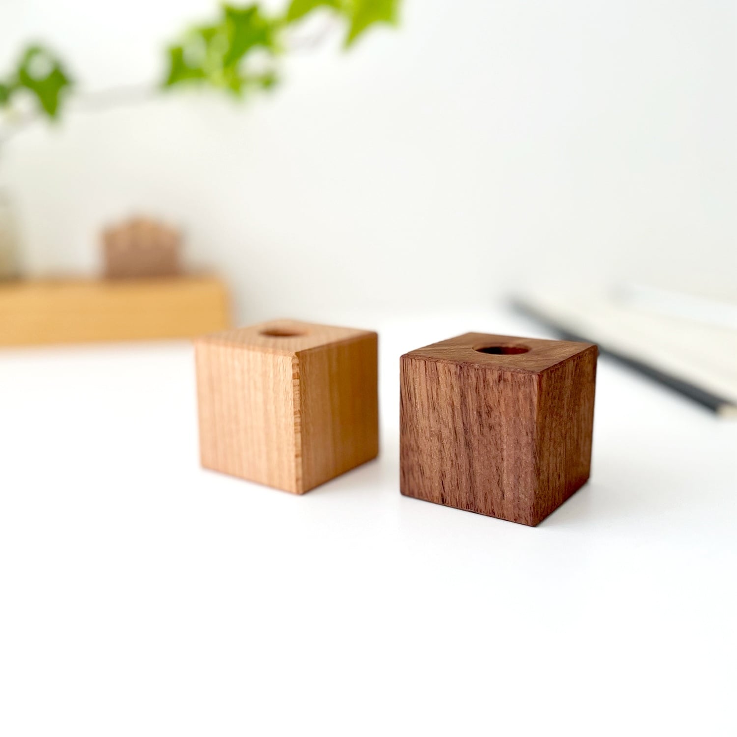 積み木のペン立て ナチュラル km-29NA | 加藤木工株式会社 online shop