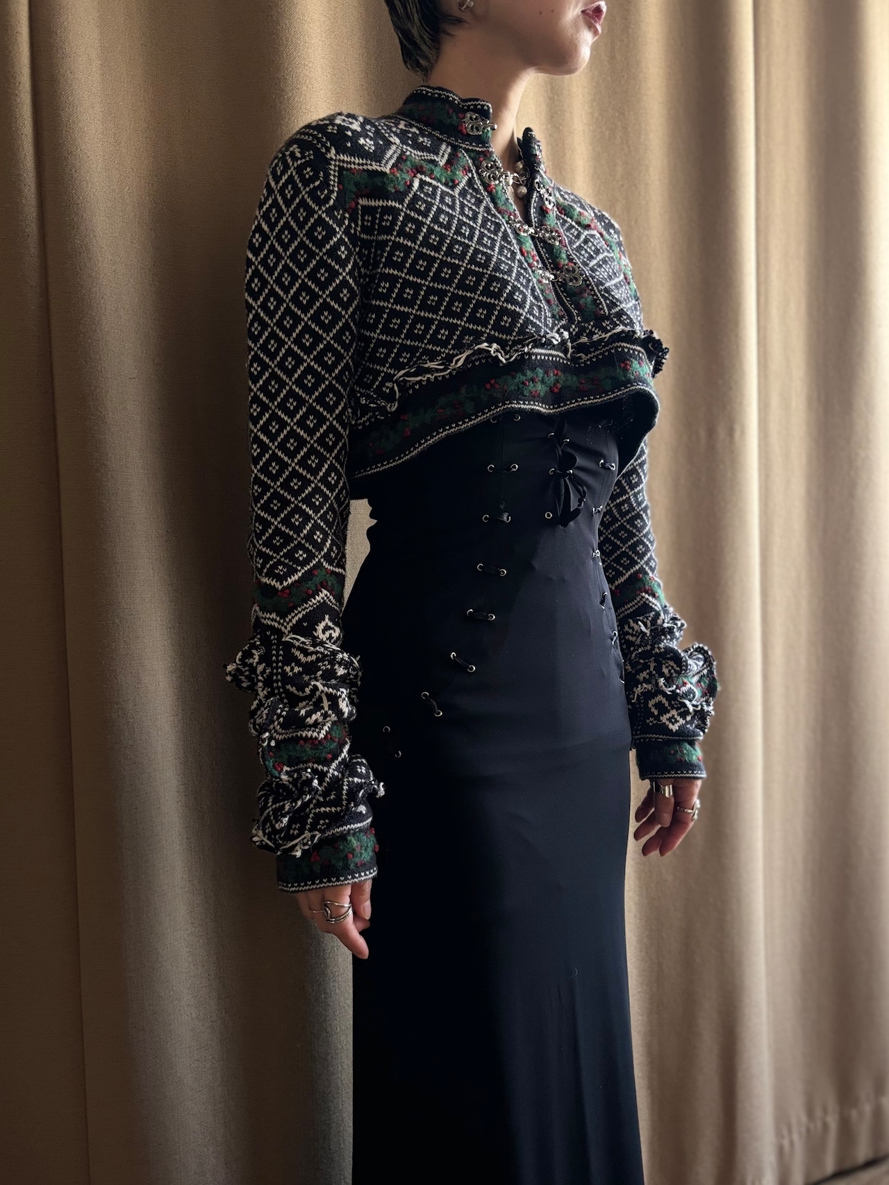 tyrolean cotton remake knit-5124-12