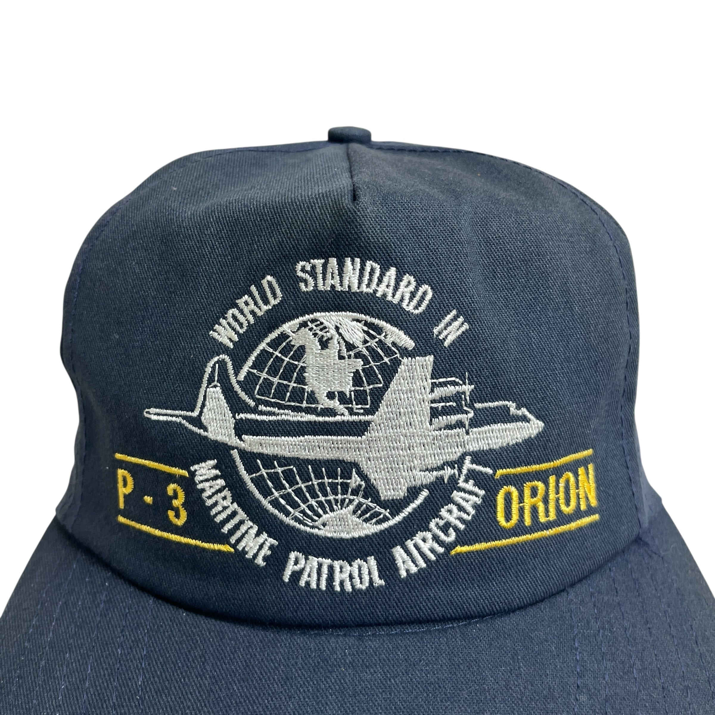 パリ　90’s USA製  キャップ キャップ/帽子】80-90s アメリカ製 USA製 P-3 ORION (ピースリー