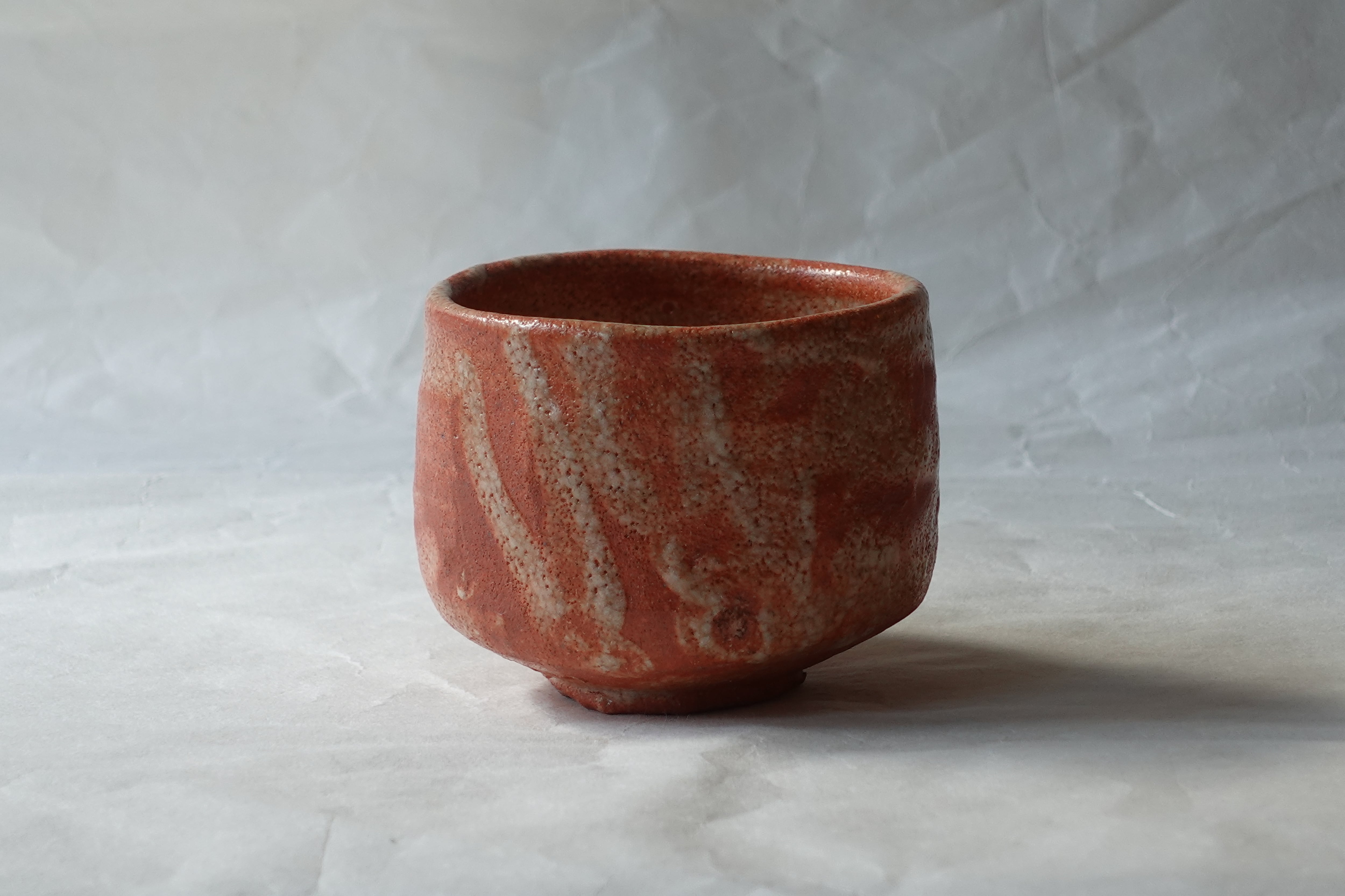 美濃焼 荘山窯 林亮次 作 紅志野 抹茶碗 | 小林漆陶