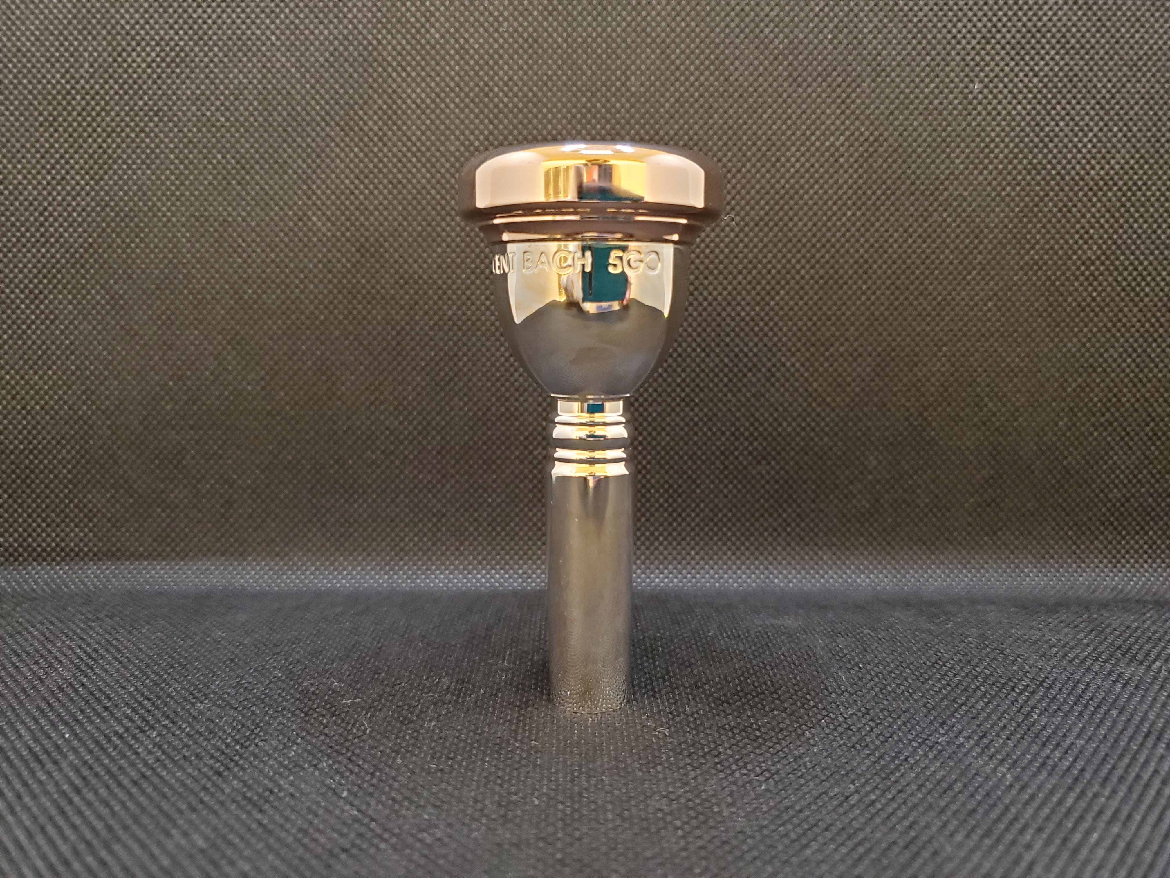 バック　トロンボーン太管用マウスピース　5GOインナーピンクゴールドメッキ