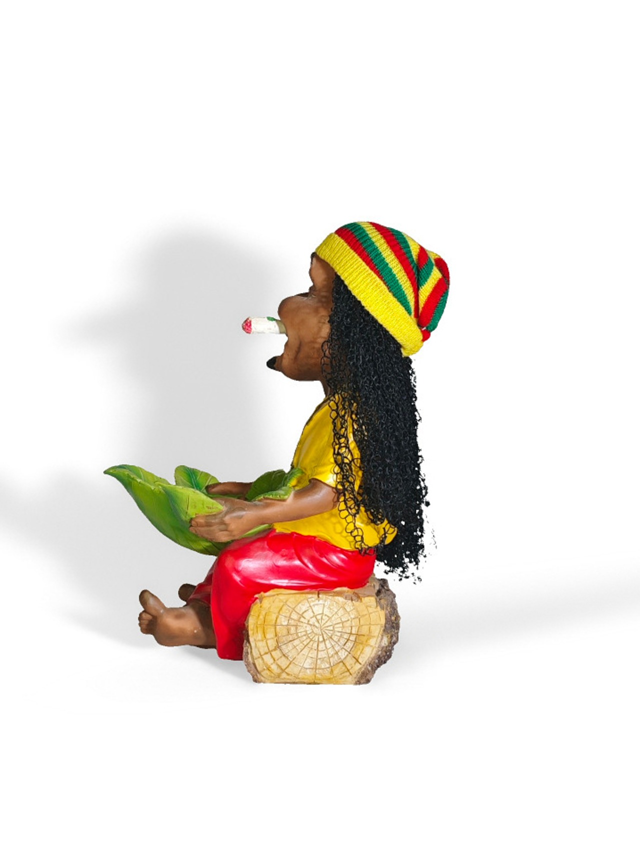 ヴィンテージ雑貨 ラスタファリアン フィギュア 置物（レゲエ／ラスタカラー）