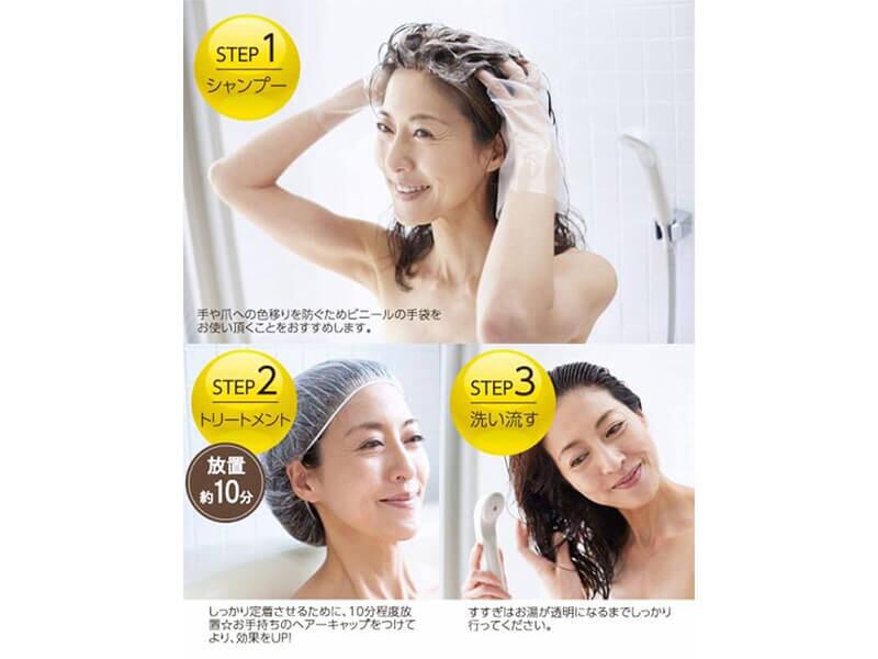 ボタニ　カラー　ヘナシャンプー＆シャンプーセット（6-78） COGIT ヘナ 白髪染め シャンプー トリートメント ボトルセット