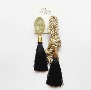 rope tassel pierce / earring