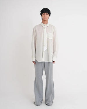 【26SS】Tamme タム / スウェットパンツ /GAITTER SWEAT PANTS GREY