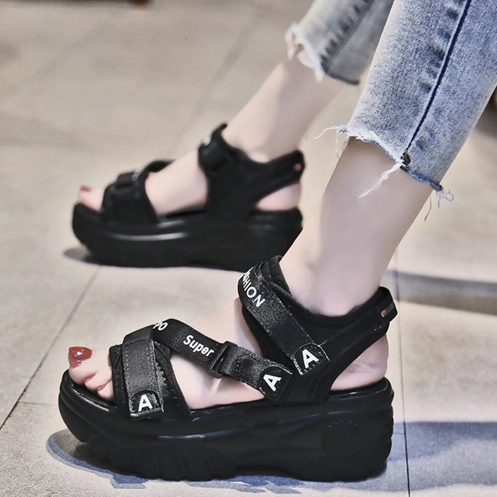 ベルクロ スポーツ サンダル レディース 春夏 厚底 おしゃれ カジュアル ストリート系 大人 かわいい きれいめ シューズ 大人可愛い 大人女子