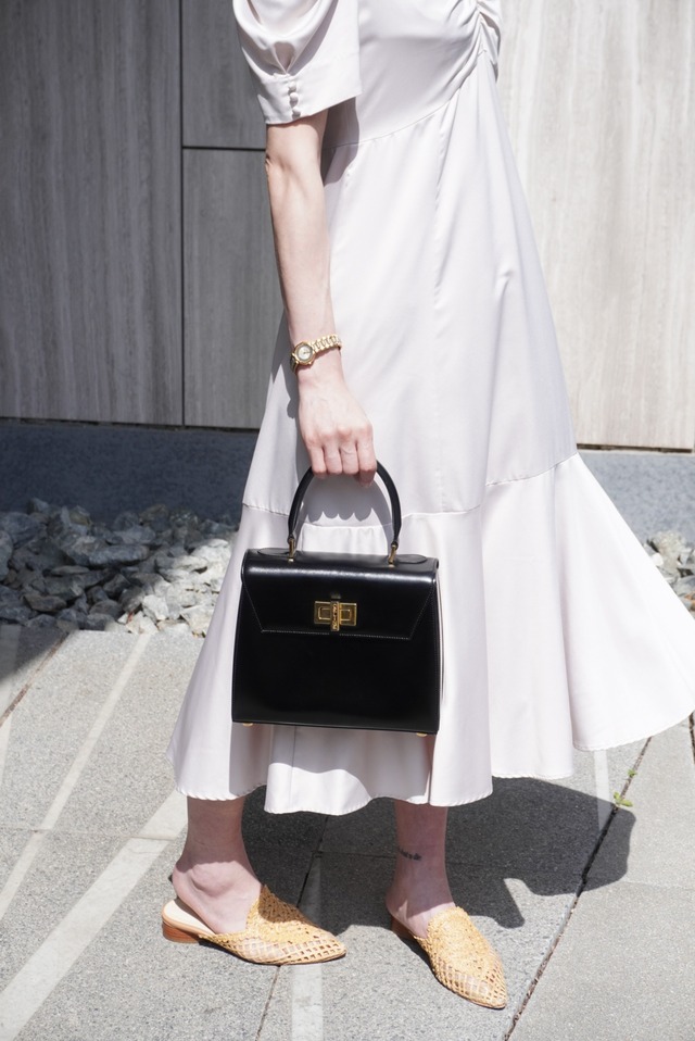 CELINE セリーヌ ショルダーバッグ ブラック ターンロック レザー 2way vintage ヴィンテージ オールド aerfah
